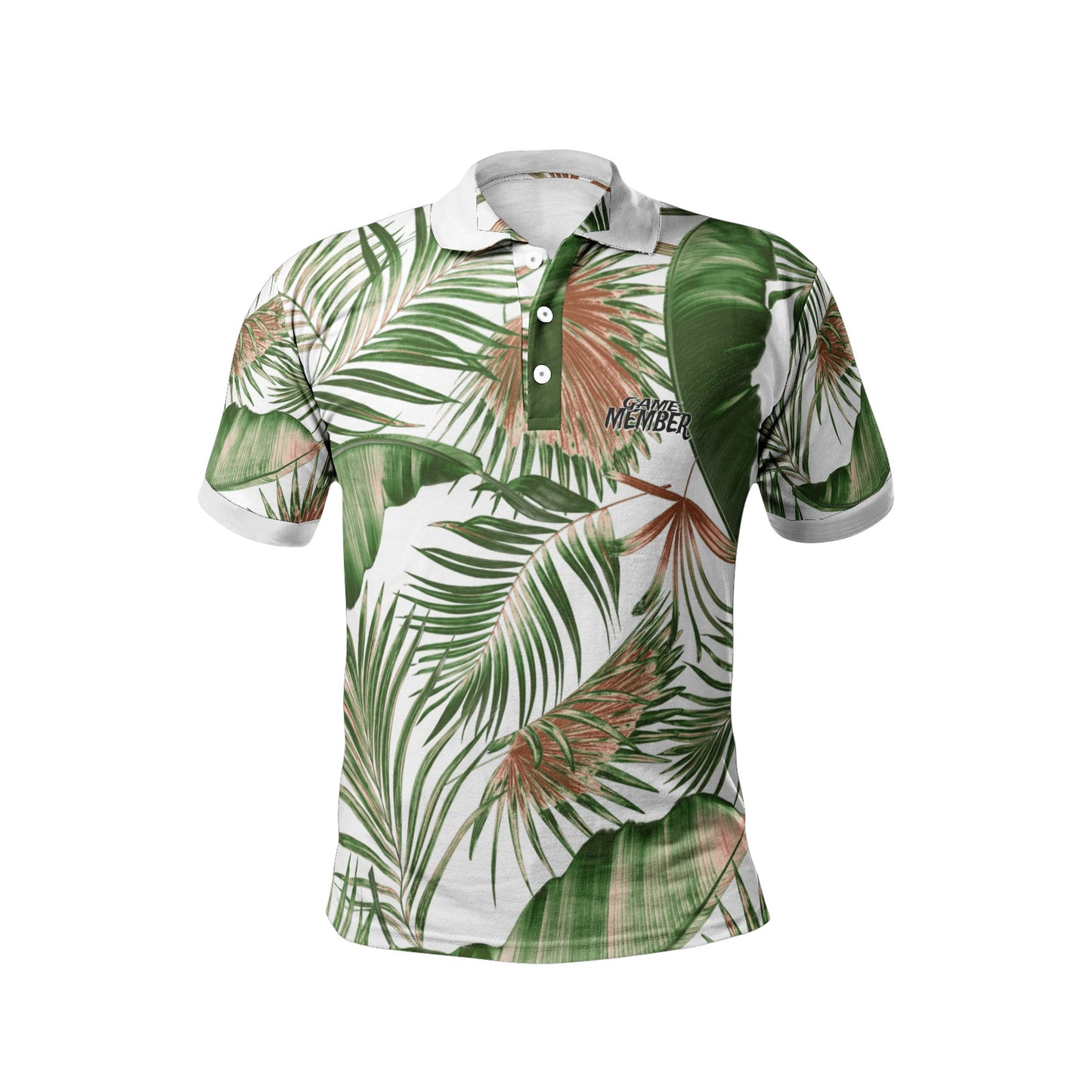 GAME MEMBERS FLORAL Polo Shirts