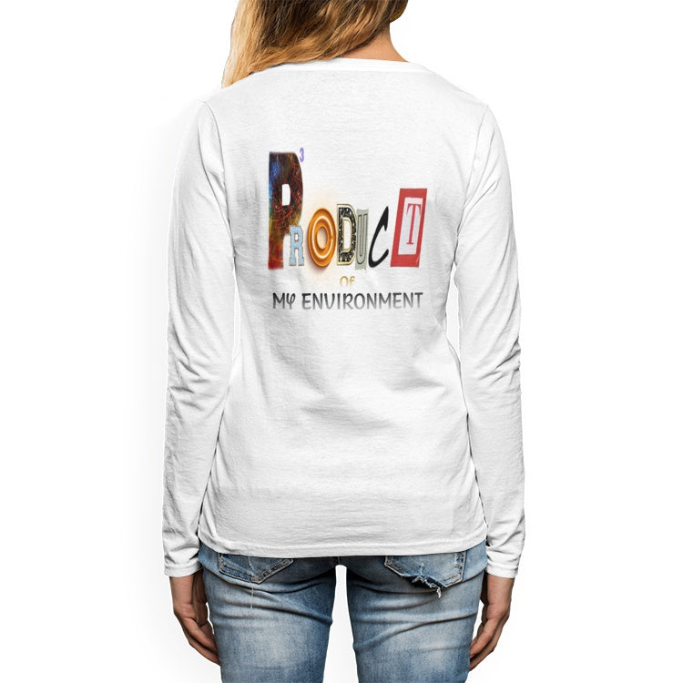 P.O.M.E. Women's Crew Neck Long sleeve T-shirt