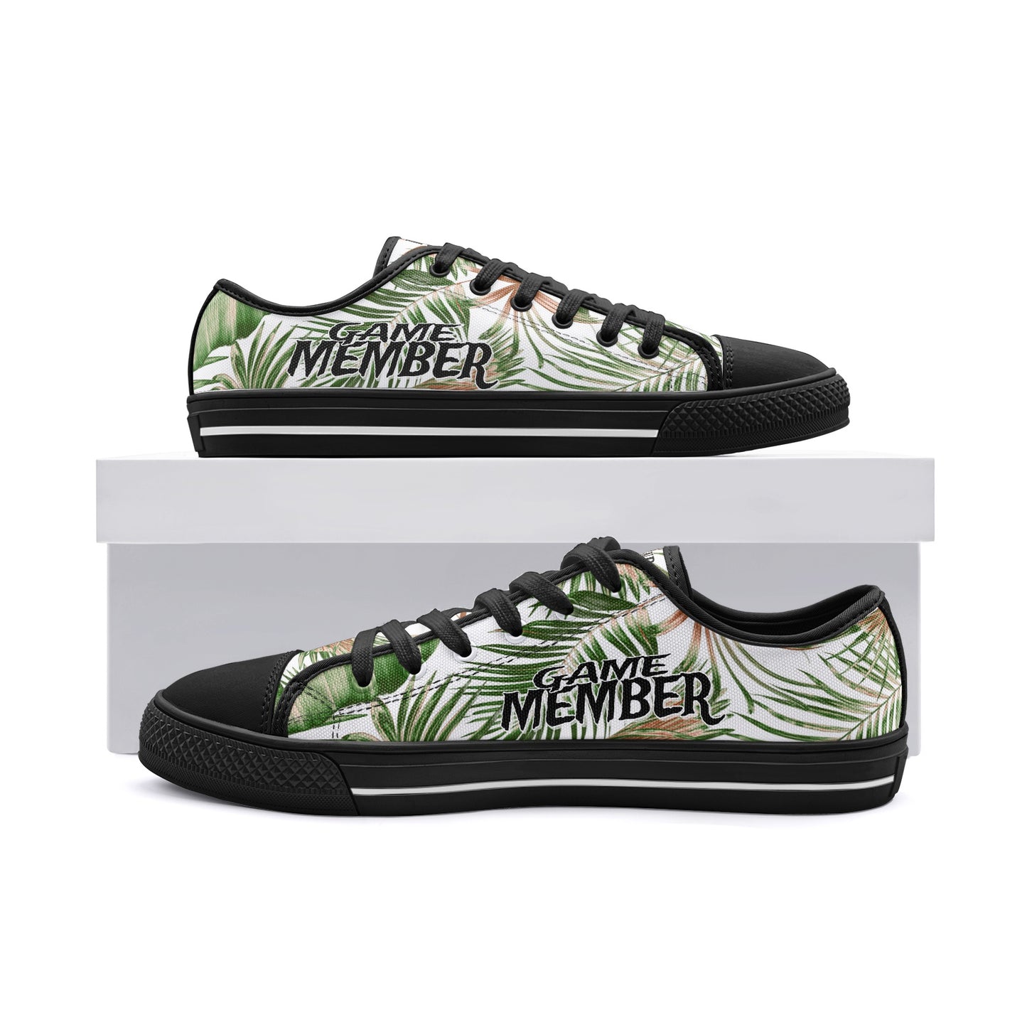 LEGEND - GAME MEMBERS - Unisex Low Top Canvas Shoes