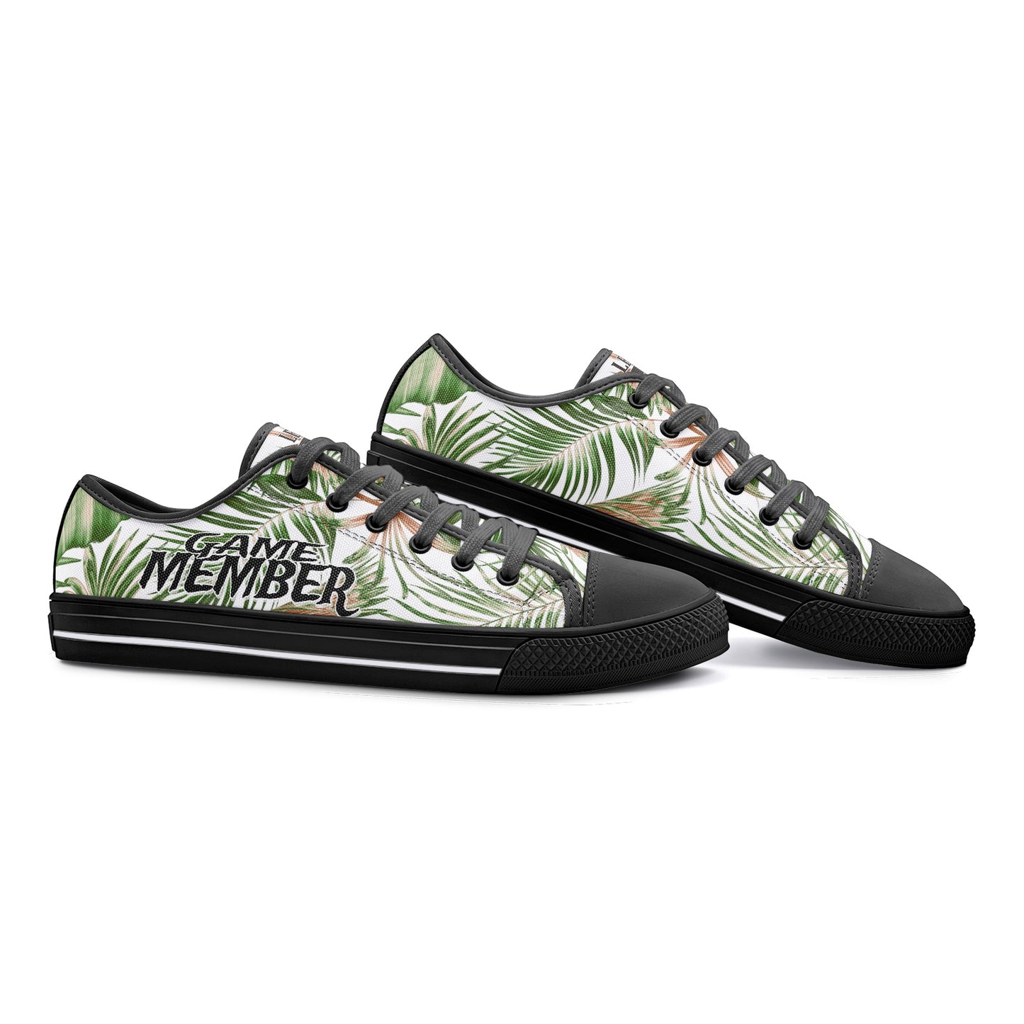 LEGEND - GAME MEMBERS - Unisex Low Top Canvas Shoes