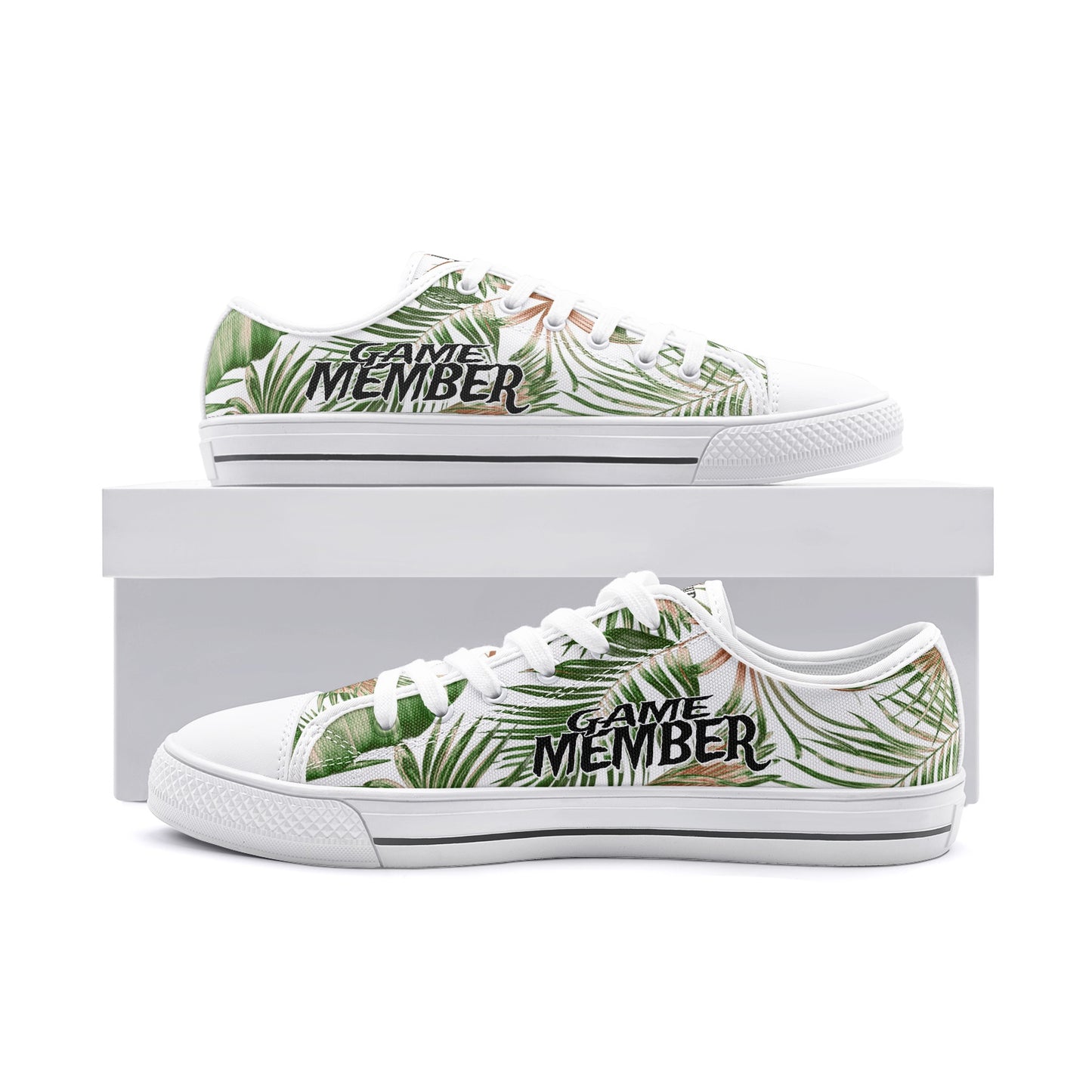 LEGEND - GAME MEMBERS - Unisex Low Top Canvas Shoes