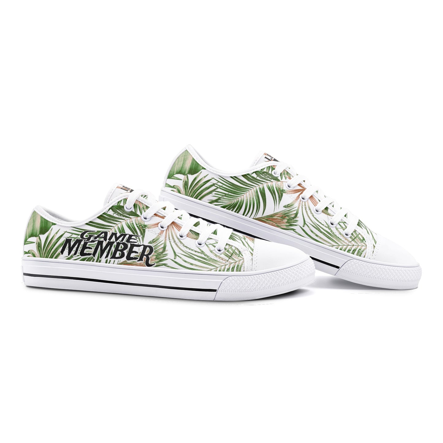 LEGEND - GAME MEMBERS - Unisex Low Top Canvas Shoes