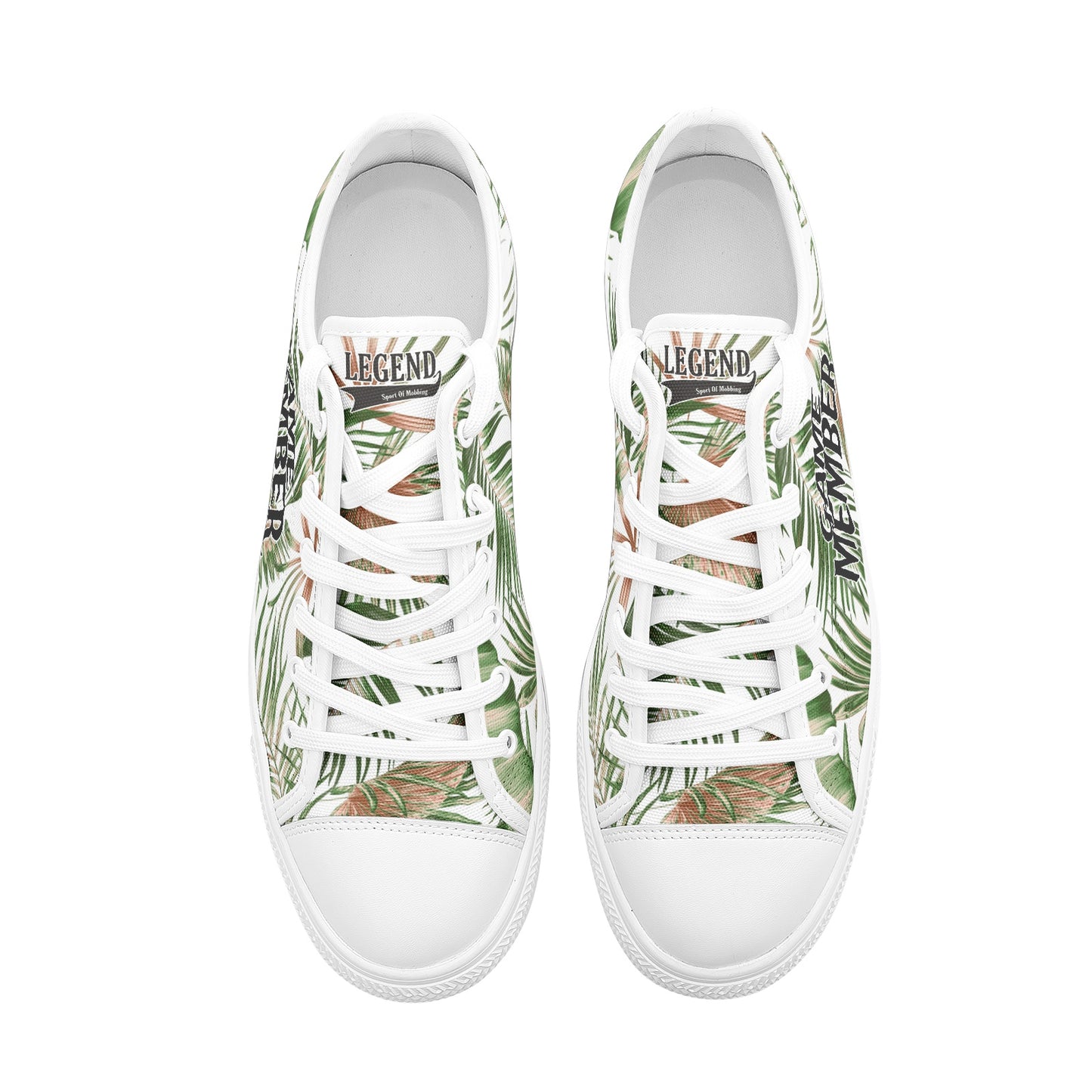 LEGEND - GAME MEMBERS - Unisex Low Top Canvas Shoes