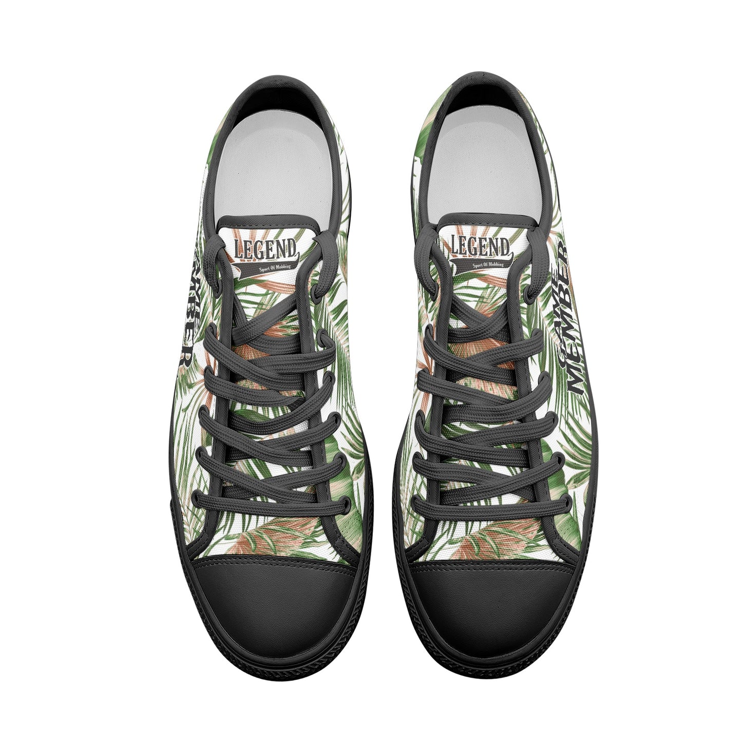 LEGEND - GAME MEMBERS - Unisex Low Top Canvas Shoes