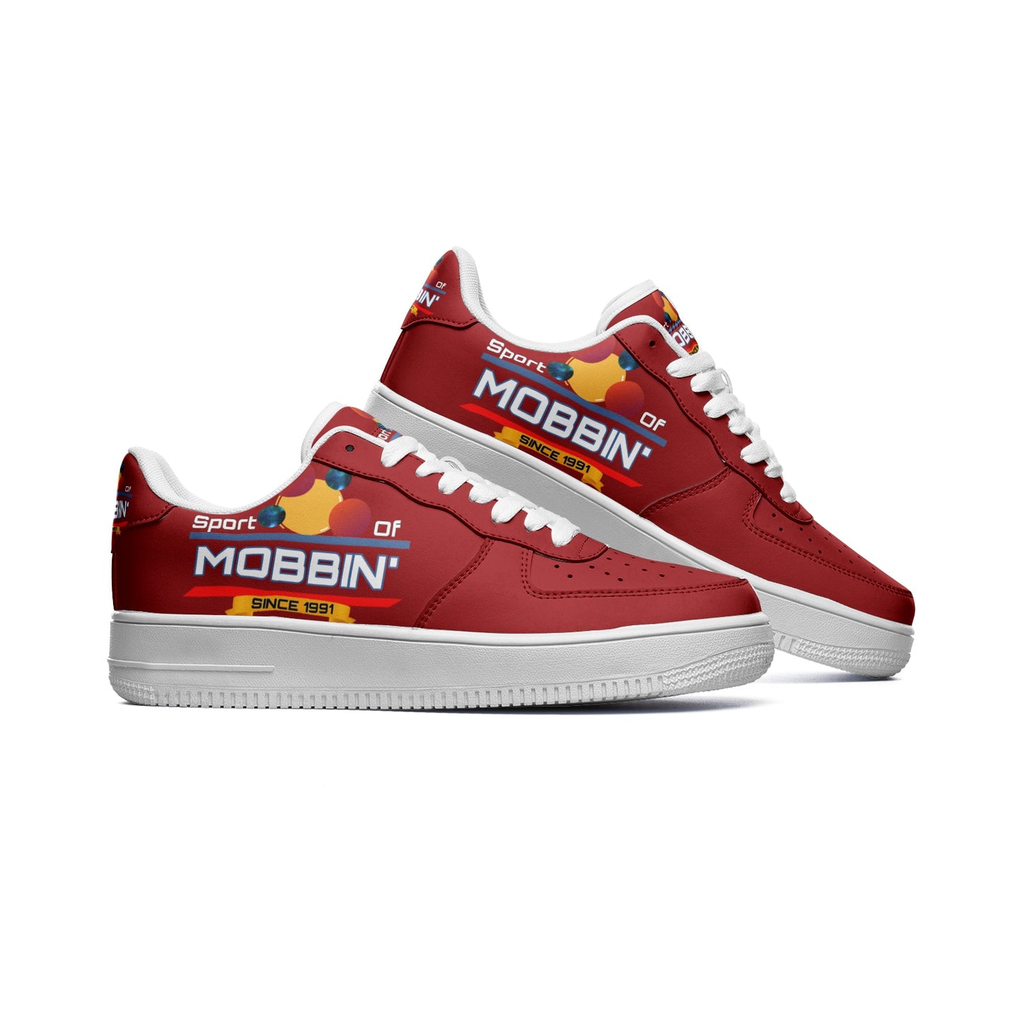 SOM Unisex Low Top Leather Sneakers