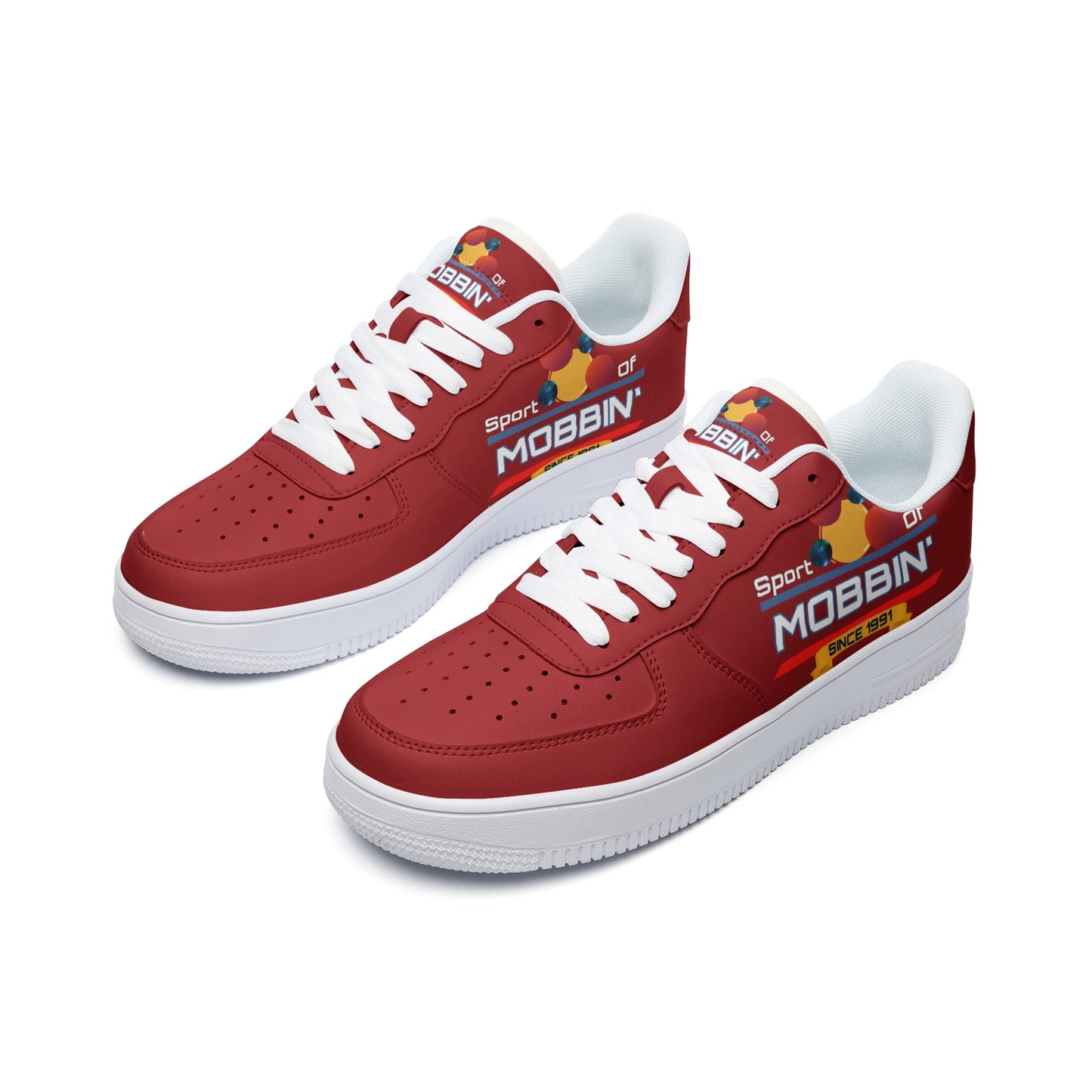 SOM Unisex Low Top Leather Sneakers