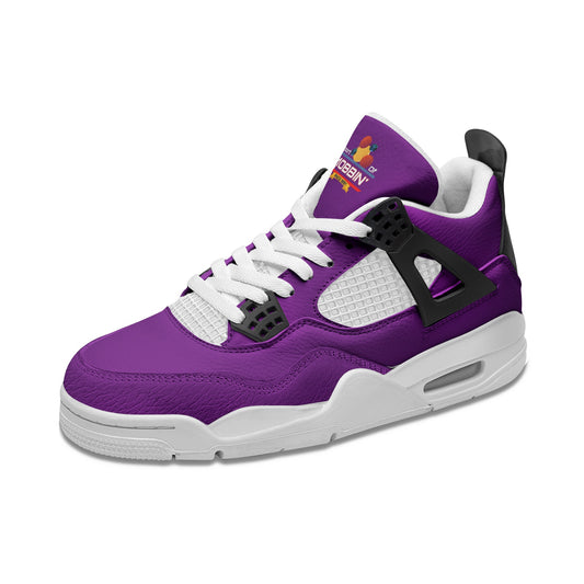 SOM Non Slip Lace Up Breathable Fashion Purple Sneakers