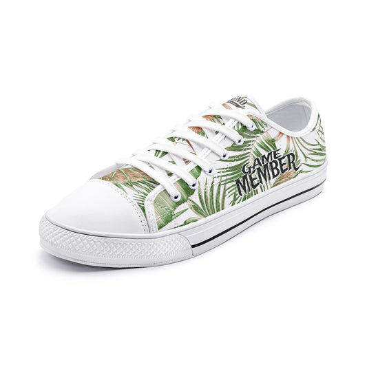 LEGEND - GAME MEMBERS - Unisex Low Top Canvas Shoes
