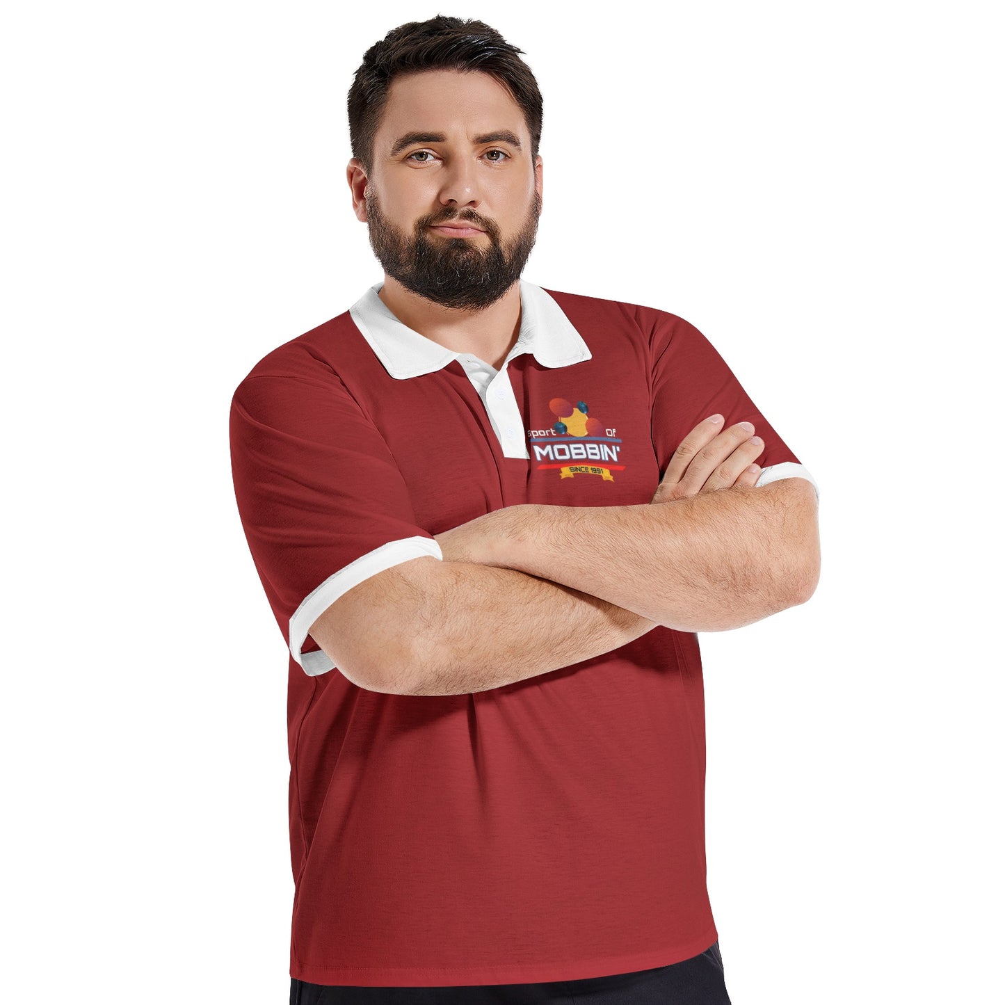 Men's All-Over-Print Polo Shirts
