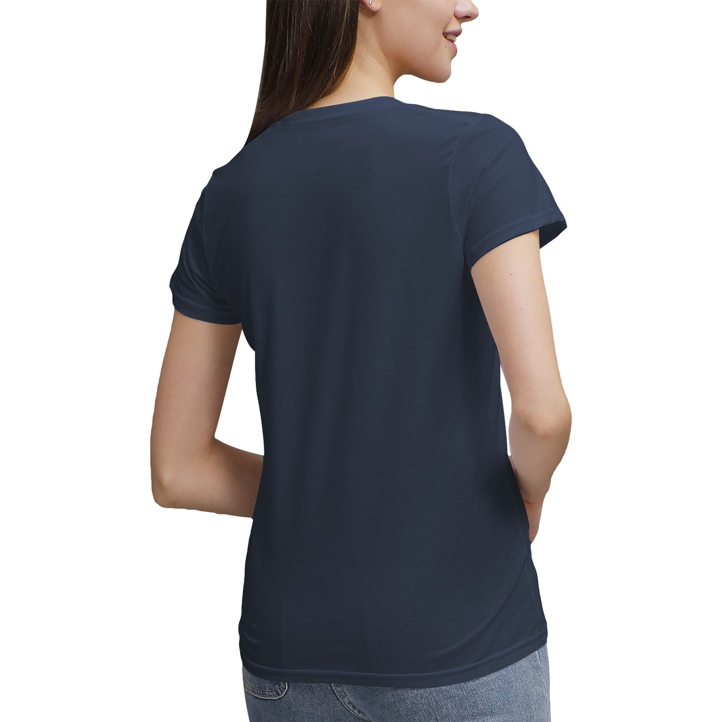 IDR iDENOUNCE RACISM Women's 100% Cotton V‑Neck T‑shirt