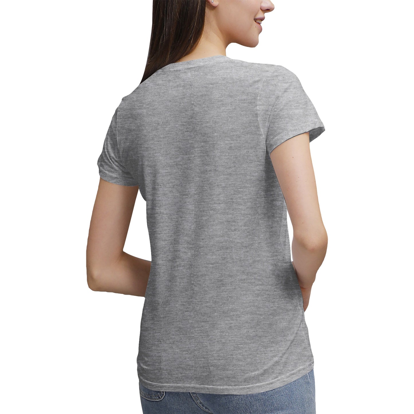IDR iDENOUNCE RACISM Women's 100% Cotton V‑Neck T‑shirt