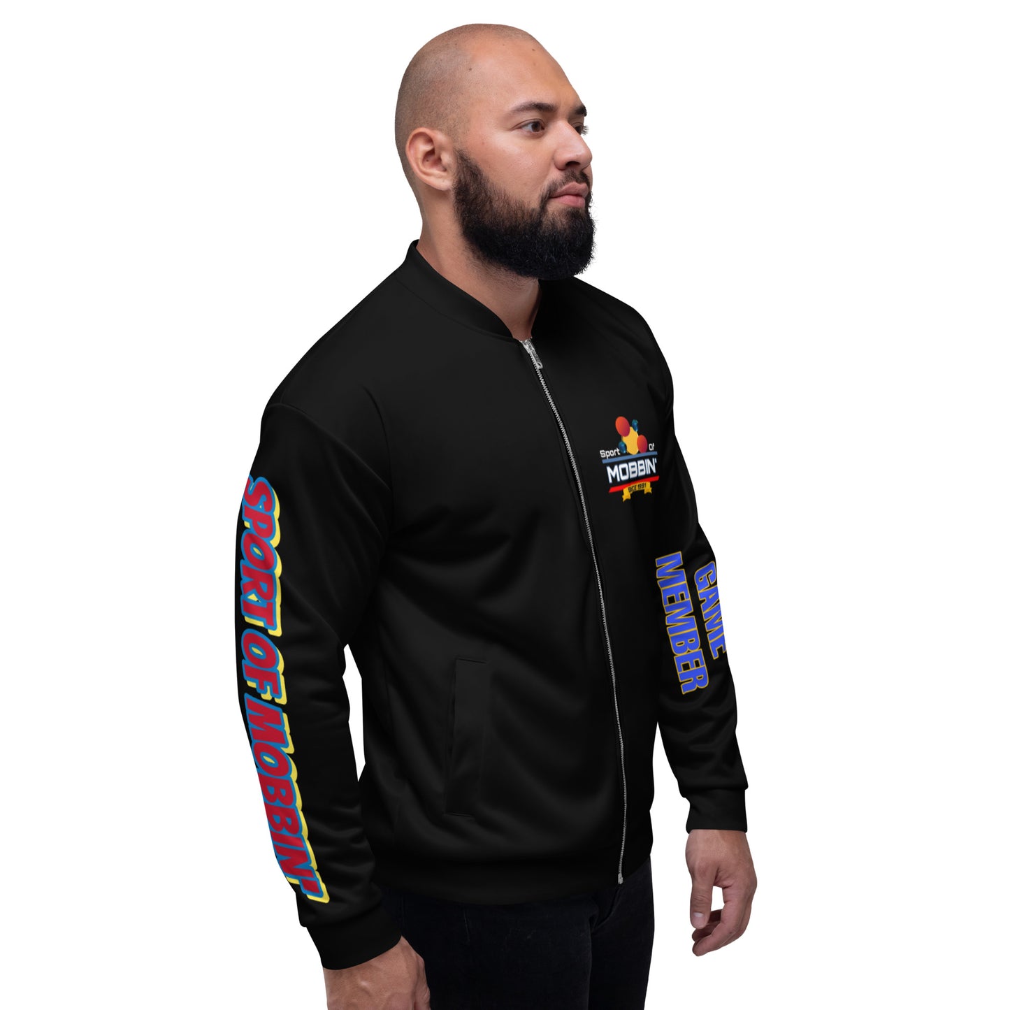 #S.O.M. GAME MEMBER BLK Unisex Bomber Jacket
